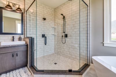 Wide Glass Shower